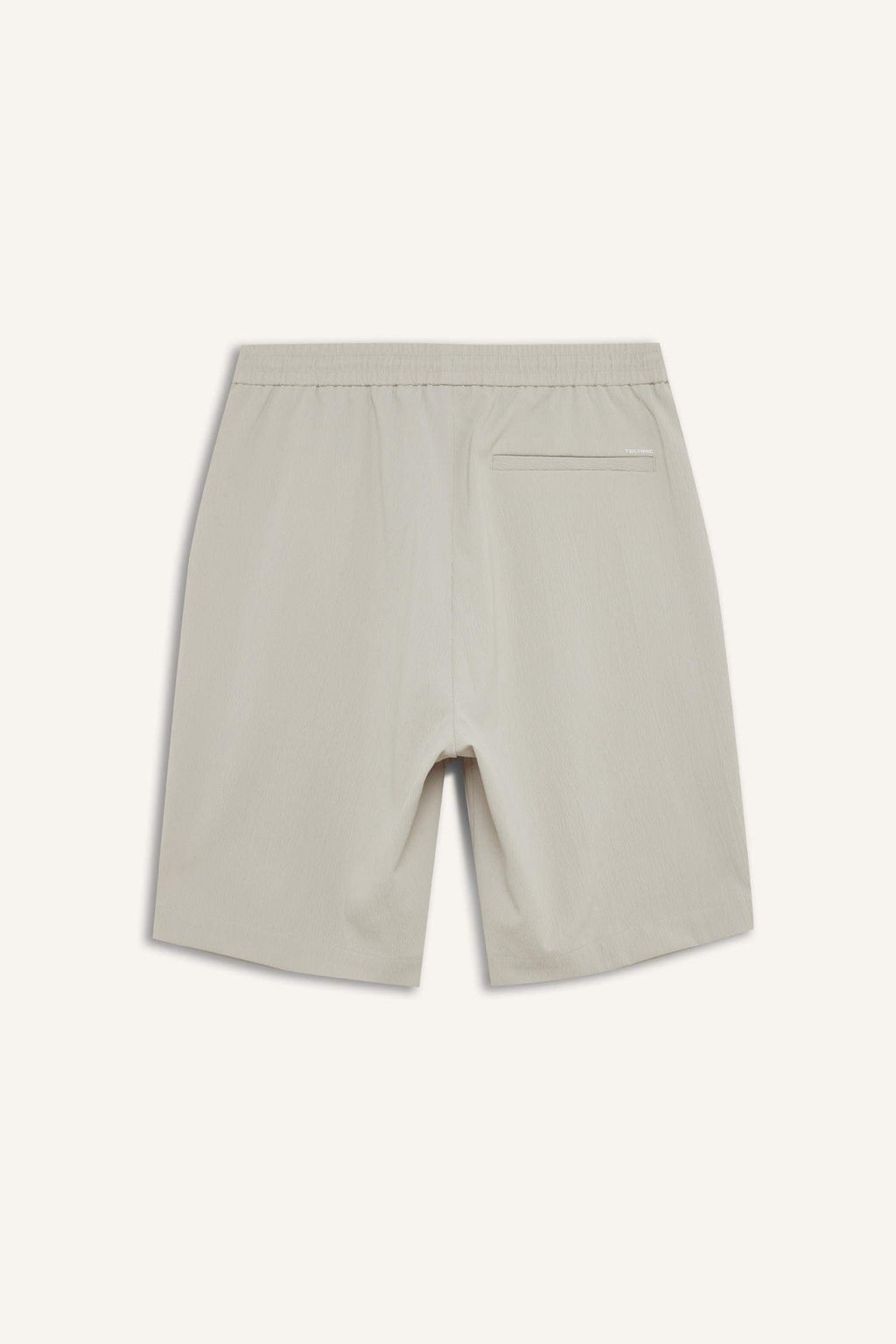 Regular Fit Textured Bermuda Shorts with Tie Waist