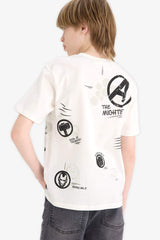 Boy Marvel Avengers Crew Neck Short Sleeve T-Shirt