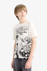 Boy Marvel Avengers Crew Neck Short Sleeve T-Shirt