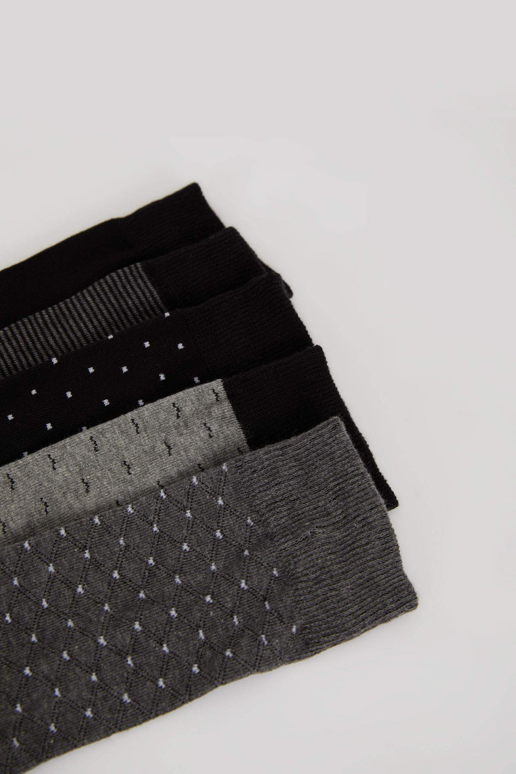 Men 5-Pack Cotton Long Socks