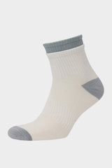 Men's Comfortable Rubber 2 Pcs Cotton Short Sports Socks