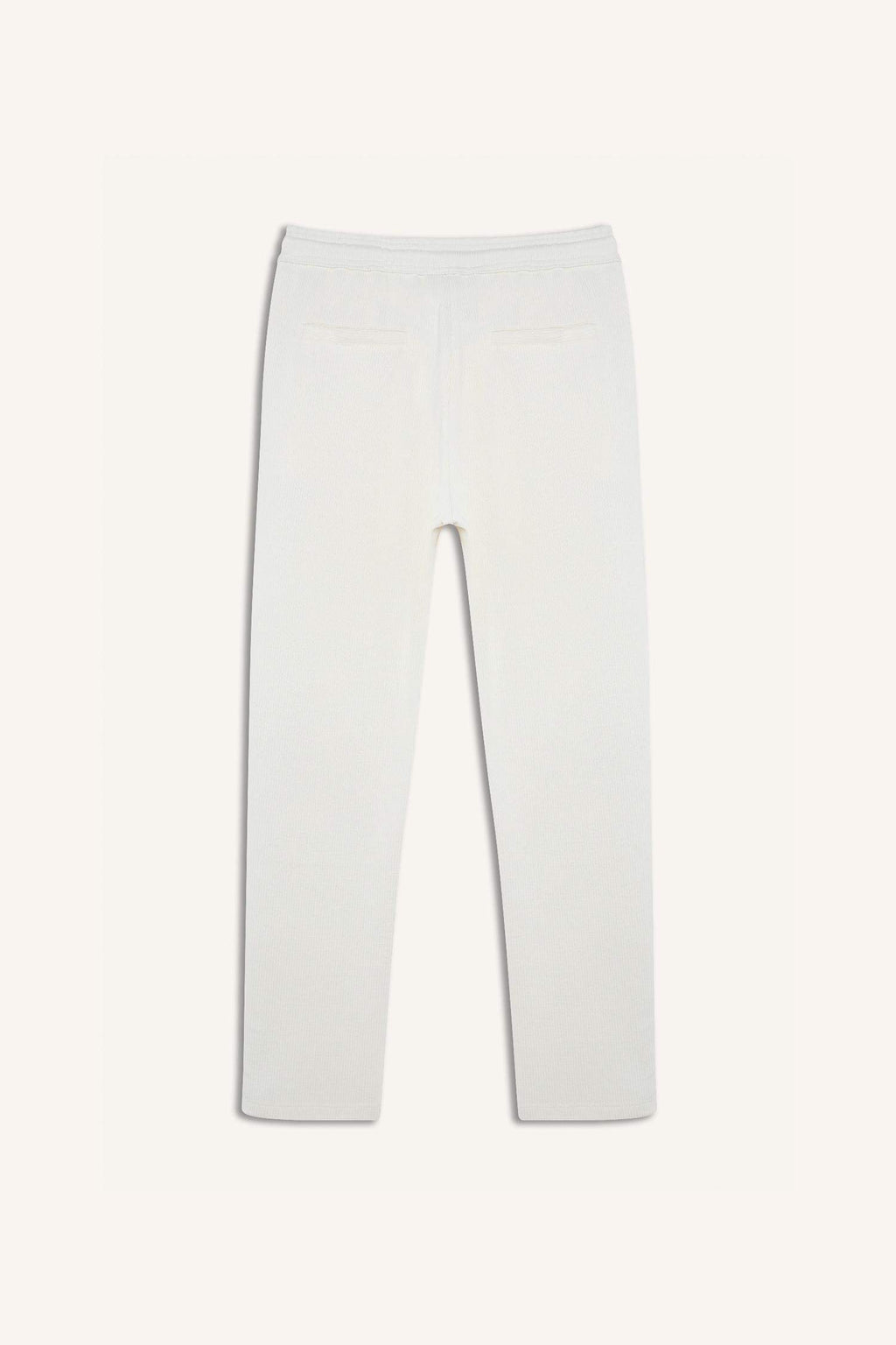 Regular Fit Track Bottom Waisted Lace-Up Pocket Detailed Flat Leg