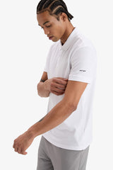 Slim Fit Narrow Cut Polo Collar Athletic Piqué Short Sleeve T-Shirt