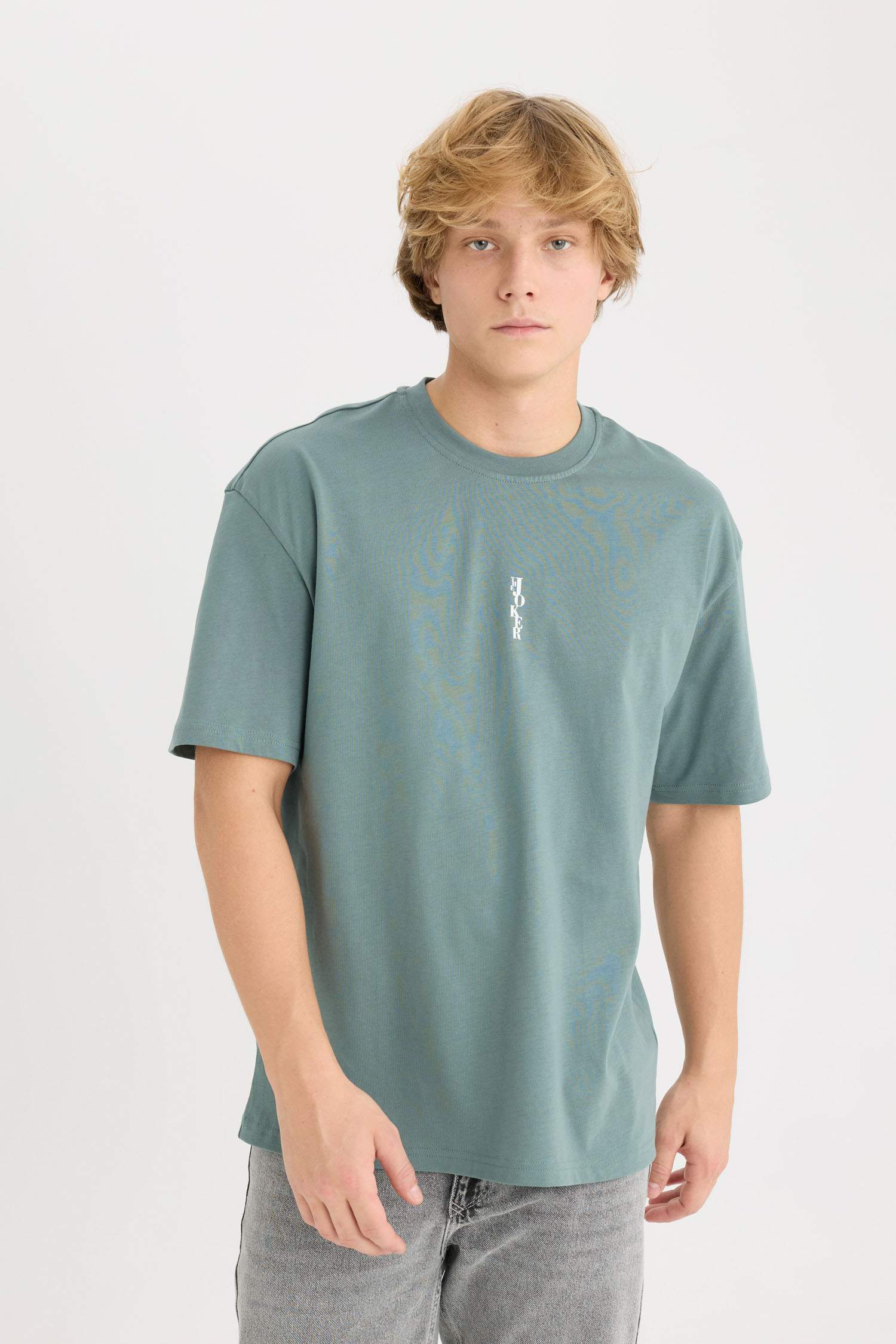 100% Cotton Batman Boxy Fit Crew Neck Back Printed Short Sleeve T-Shirt