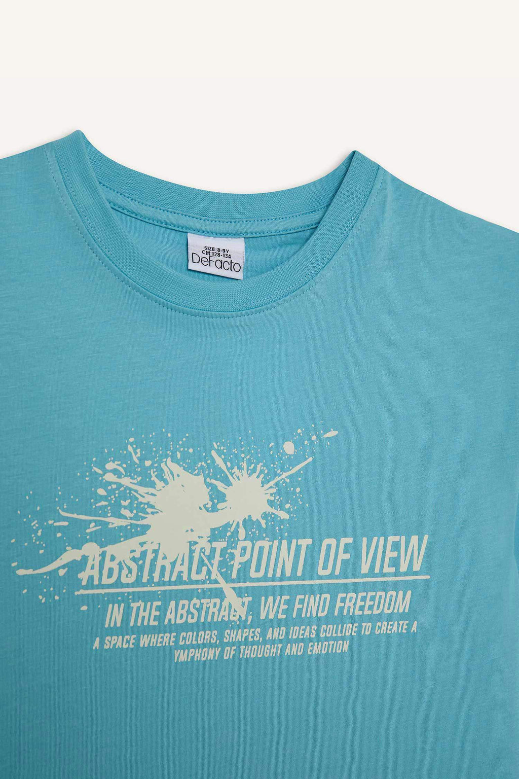 Boy Crew Neck Printed Short Sleeve T-Shirt