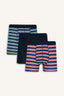 Regular Fit Striped 3-Pack Boxer