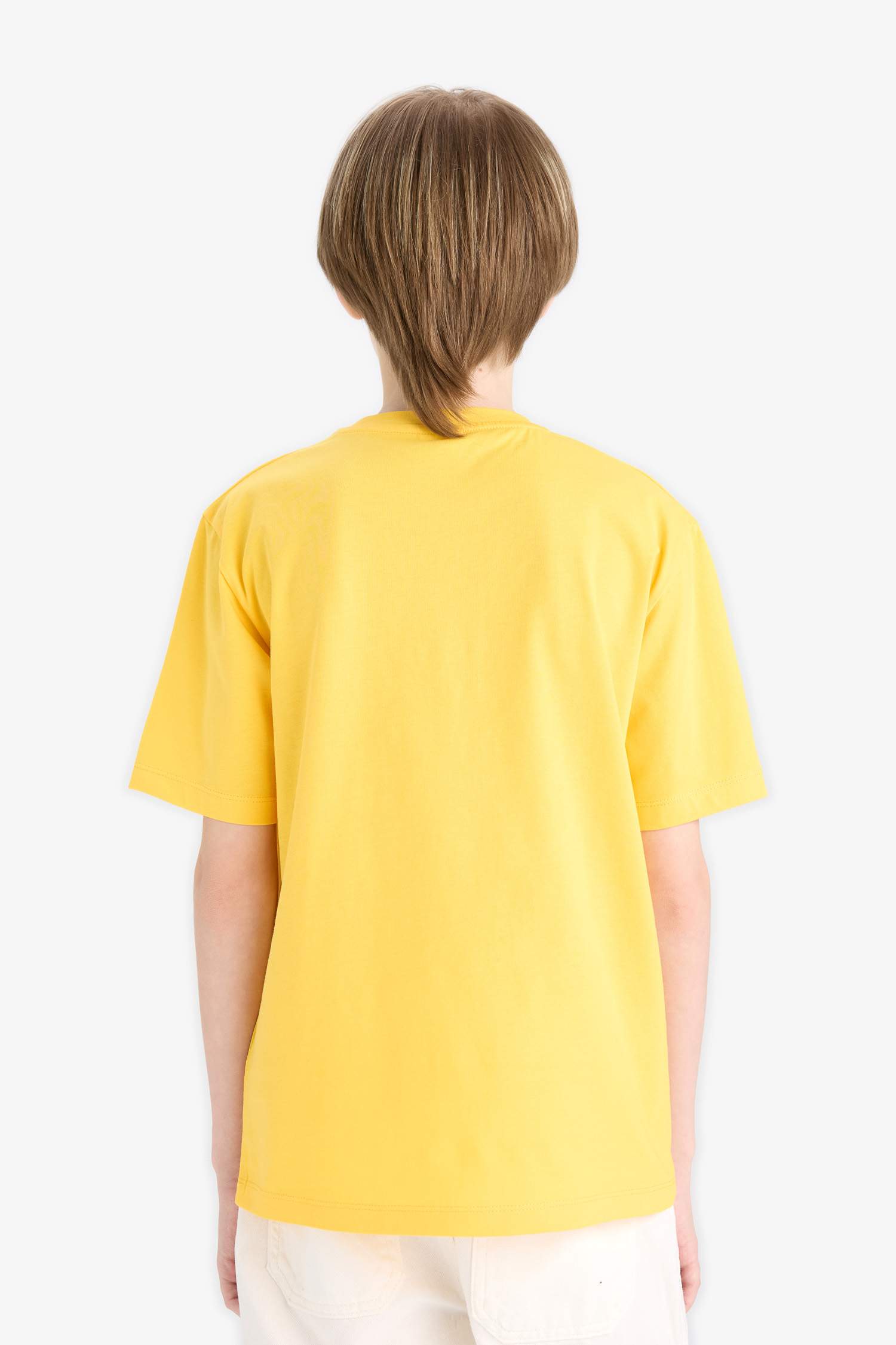 Boys Crew Neck Printed Short Sleeve T-Shirt