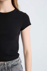 Slim Fit Camisole Short Sleeve T-Shirt