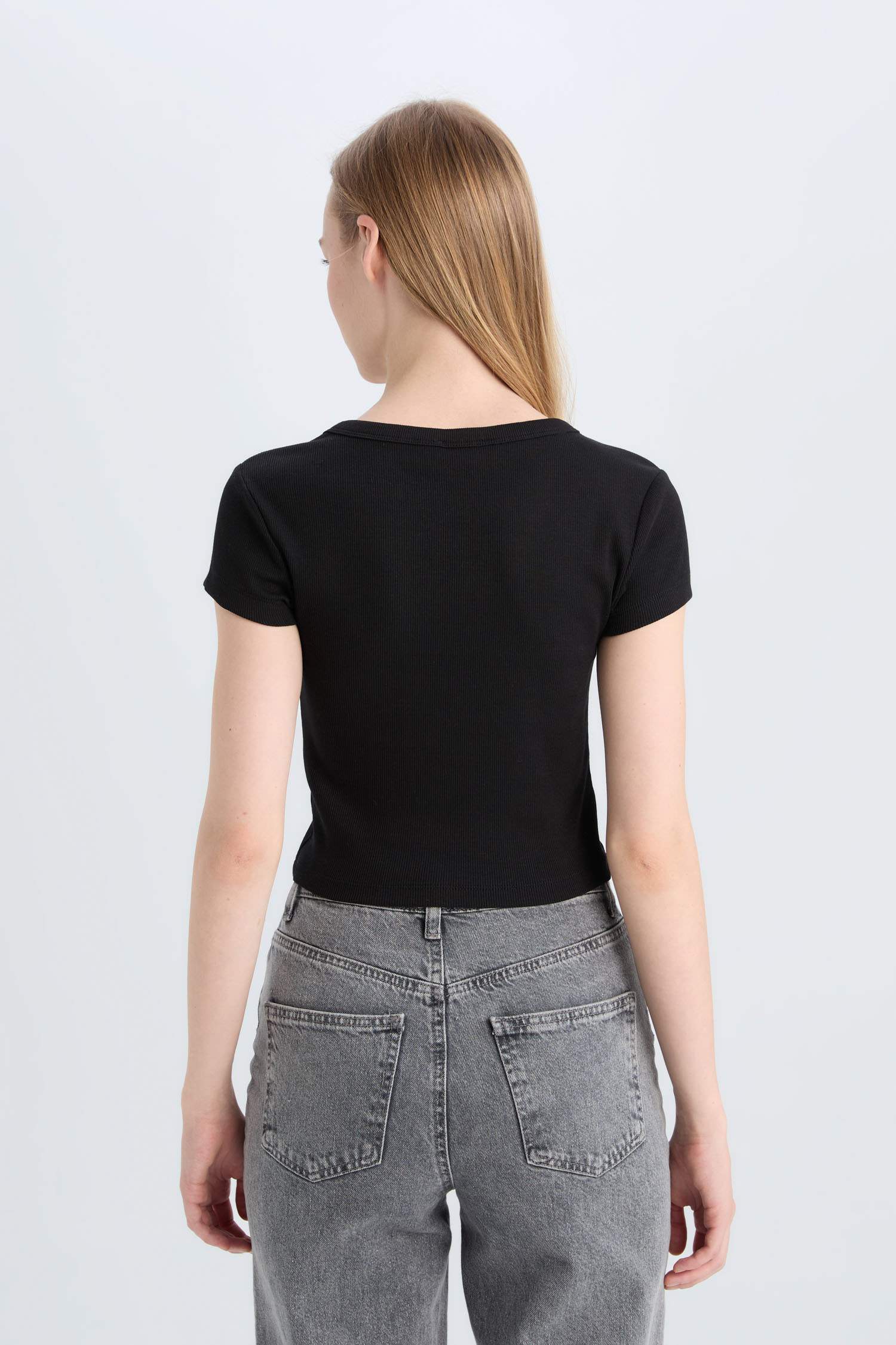 Slim Fit Camisole Short Sleeve T-Shirt