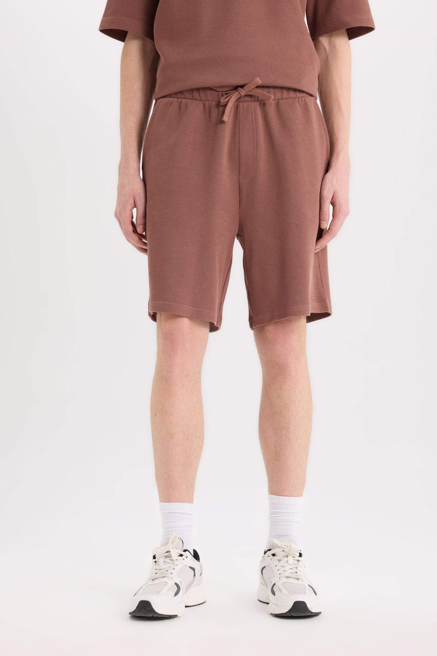 100% Cotton Regular Fit Straight Leg Shorts