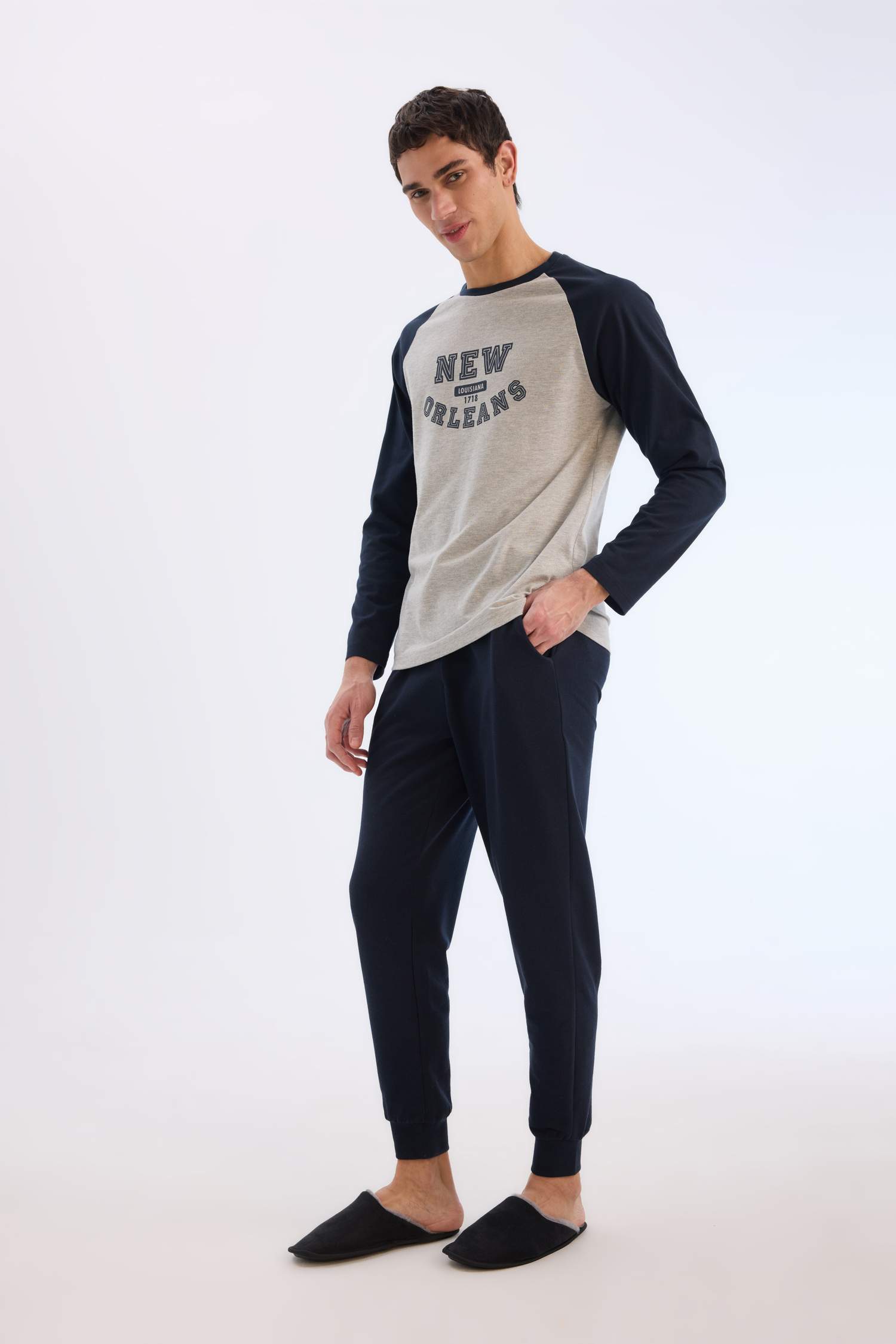 Regular Fit Long Sleeve 2 Piece Set