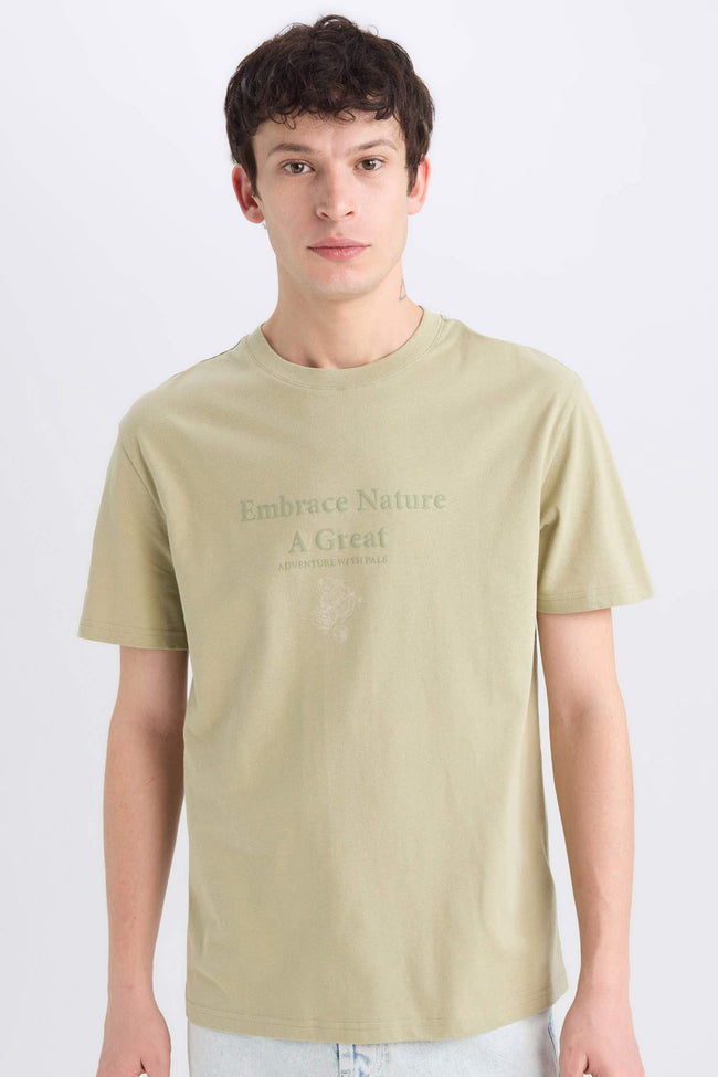 Regular Fit Crew Neck T-Shirt Hover Image