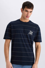 100% Cotton Boxy Fit Crew Neck Printed Short Sleeve T-Shirt