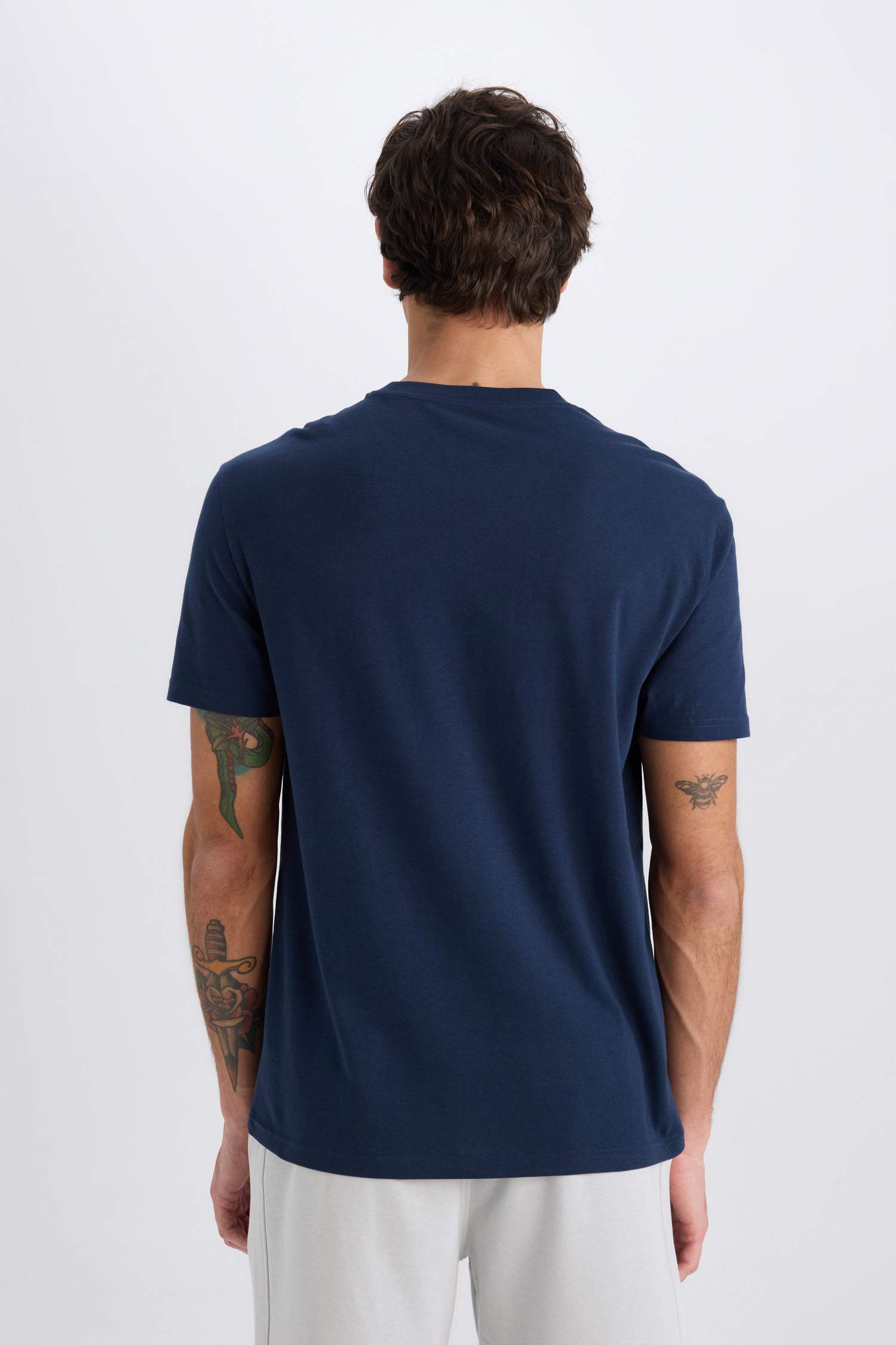 100% Cotton Regular Fit Crew Neck Printed Short Sleeve T-Shirt