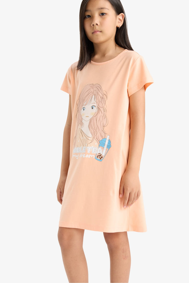 Girl Short Sleeve Dress Main Image
