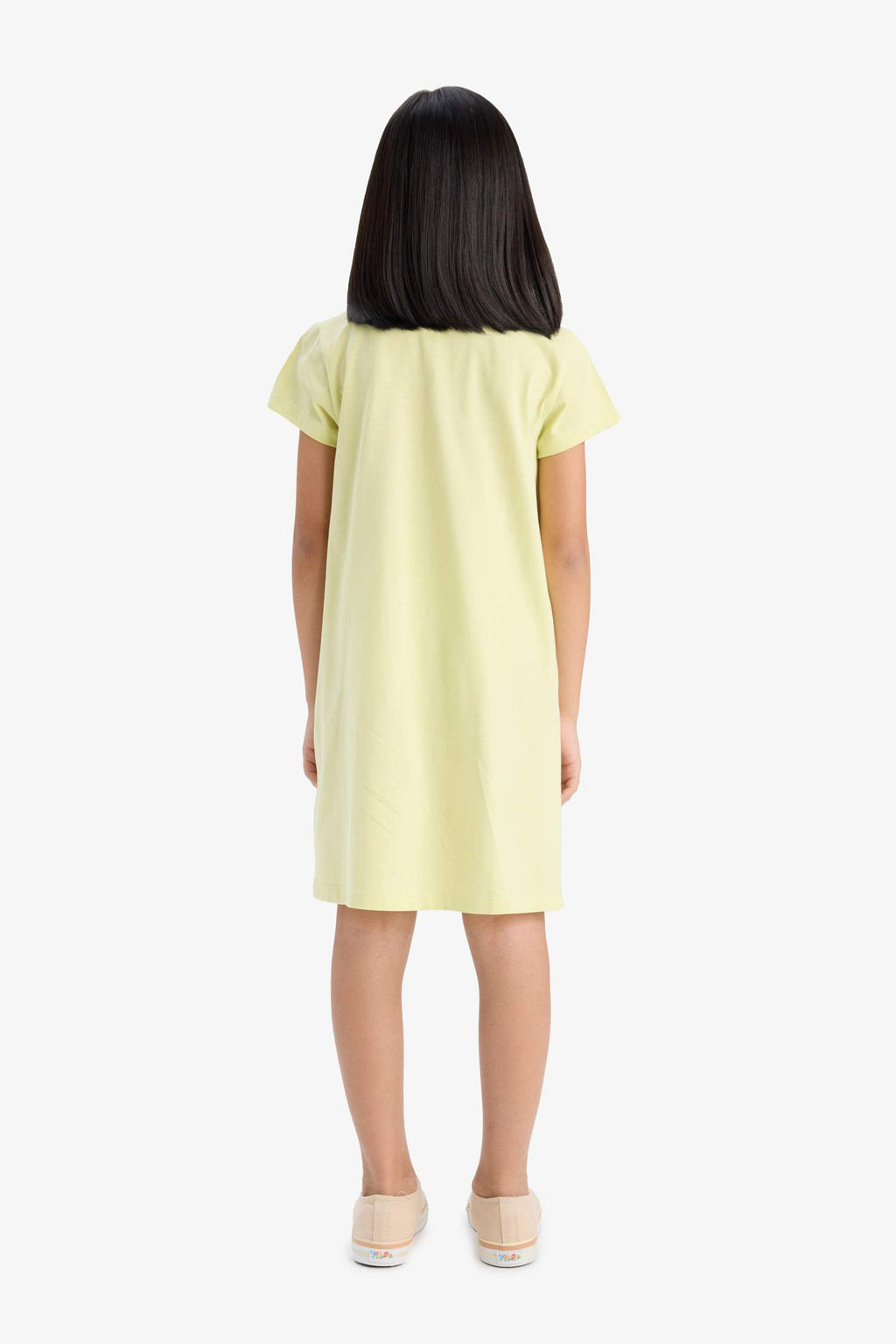 Girl Printed Short Sleeve Dress