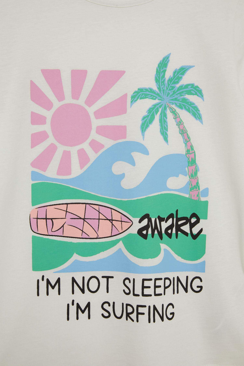 Girls Pajama Set Printed Short Sleeve Top Elastic Waist Shorts