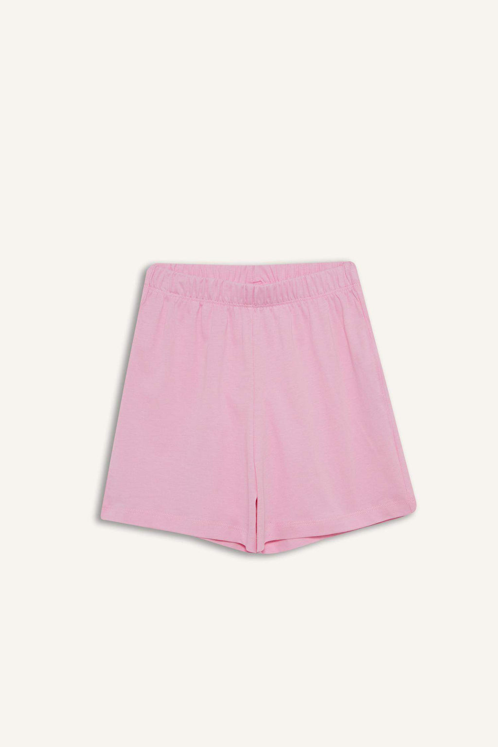 Girls Pajama Set Printed Short Sleeve Top Elastic Waist Shorts