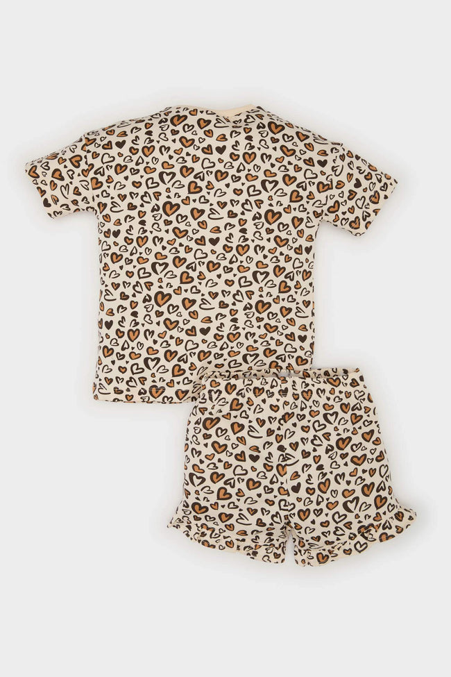 Baby Girl Patterned 2 Piece Set Hover Image