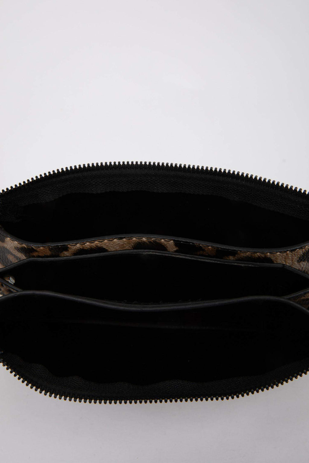 Suede Cross Bag With Women Staple Detail