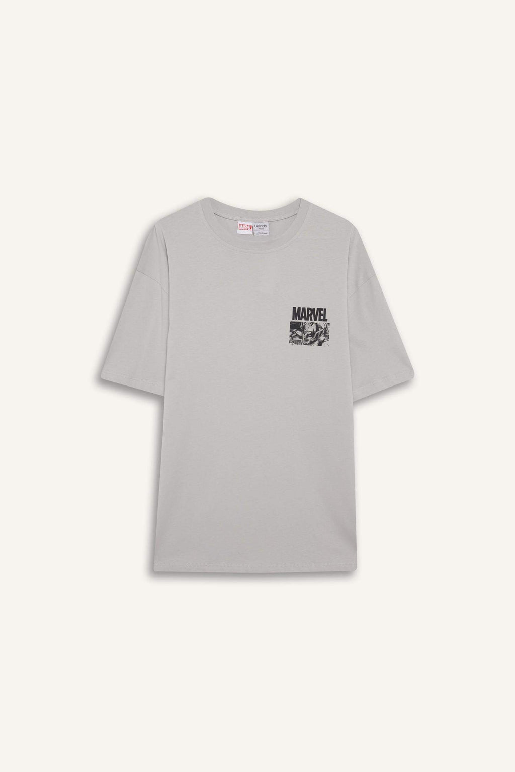 100% Cotton Marvel Avengers Boxy Fit Crew Neck Back Printed Short Sleeve T-Shirt