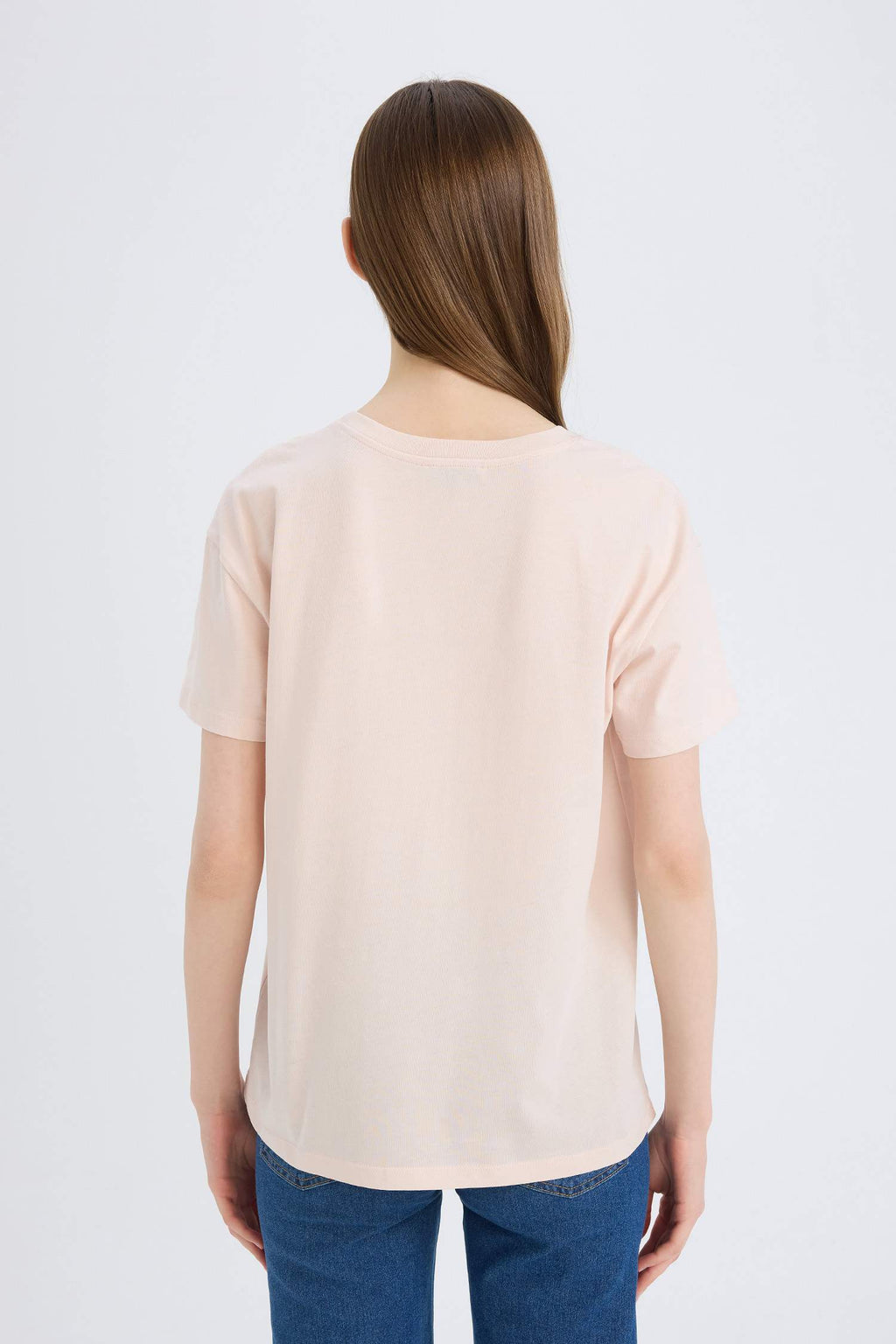 Regular Fit Cycling Collar Printed Short Sleeve T-shirt