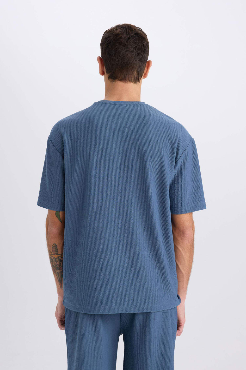 Boxy Fit Crew Neck Short Sleeve T-Shirt
