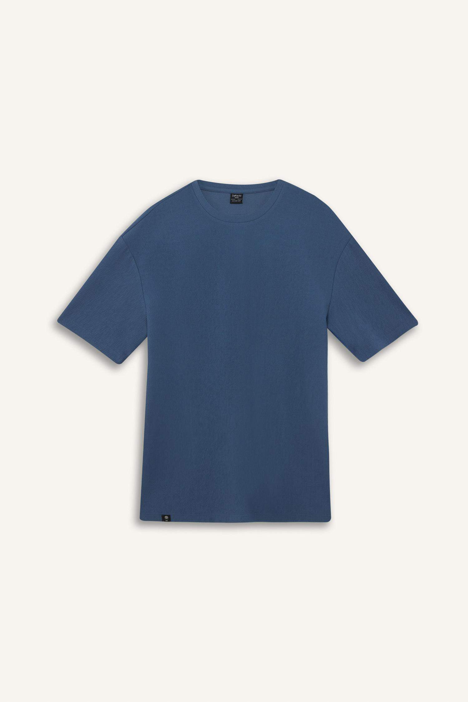 Boxy Fit Crew Neck Short Sleeve T-Shirt