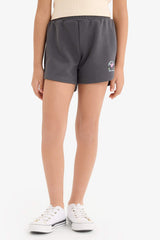 Girl Sweatshirt Fabric Shorts