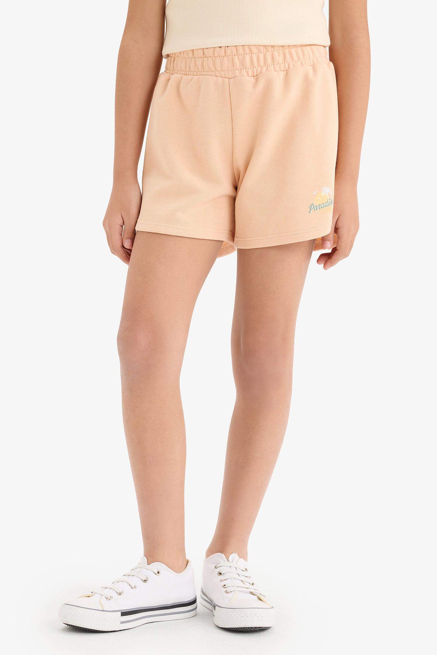 Girl Sweatshirt Fabric Shorts