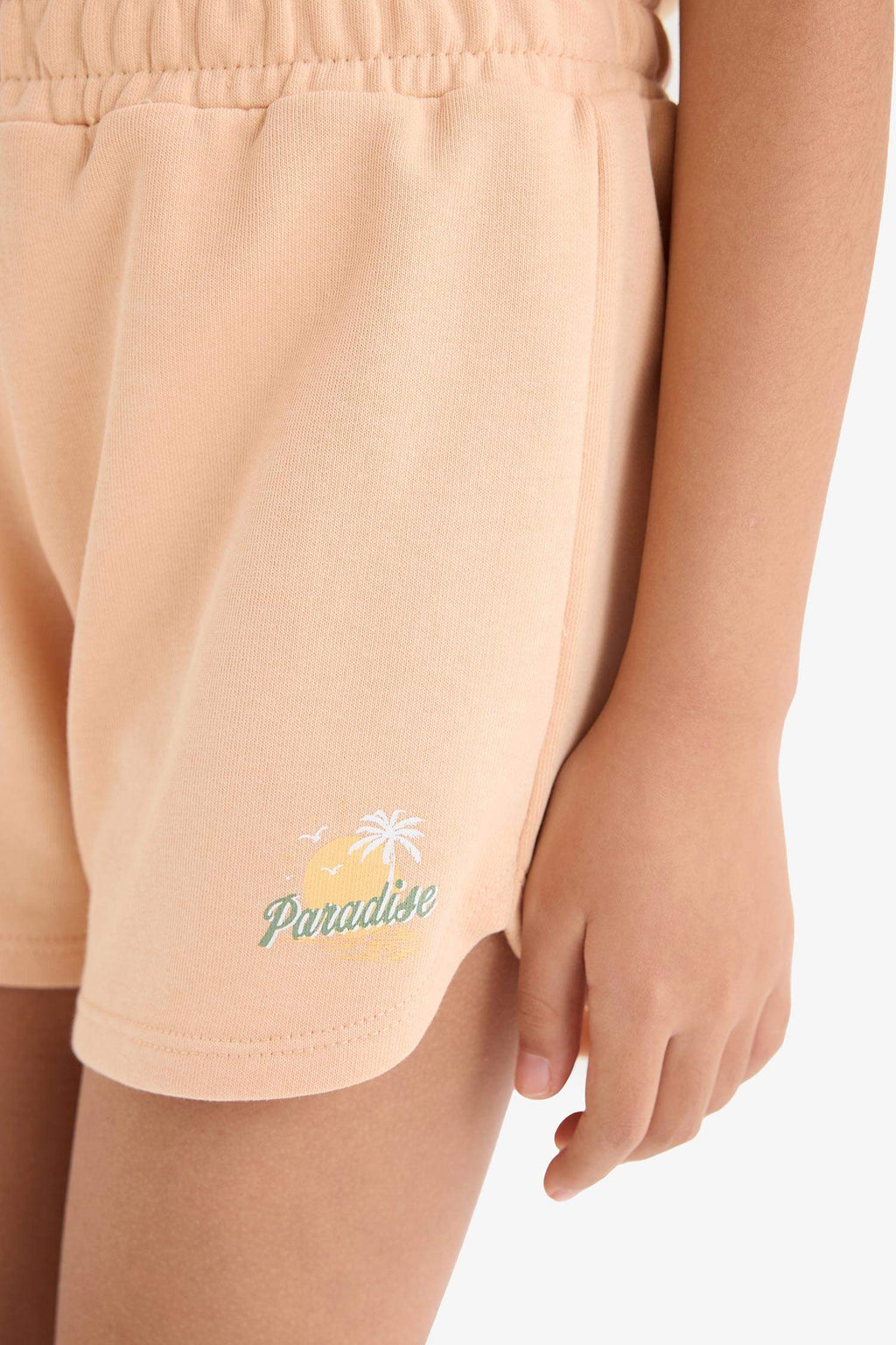 Girl Sweatshirt Fabric Shorts