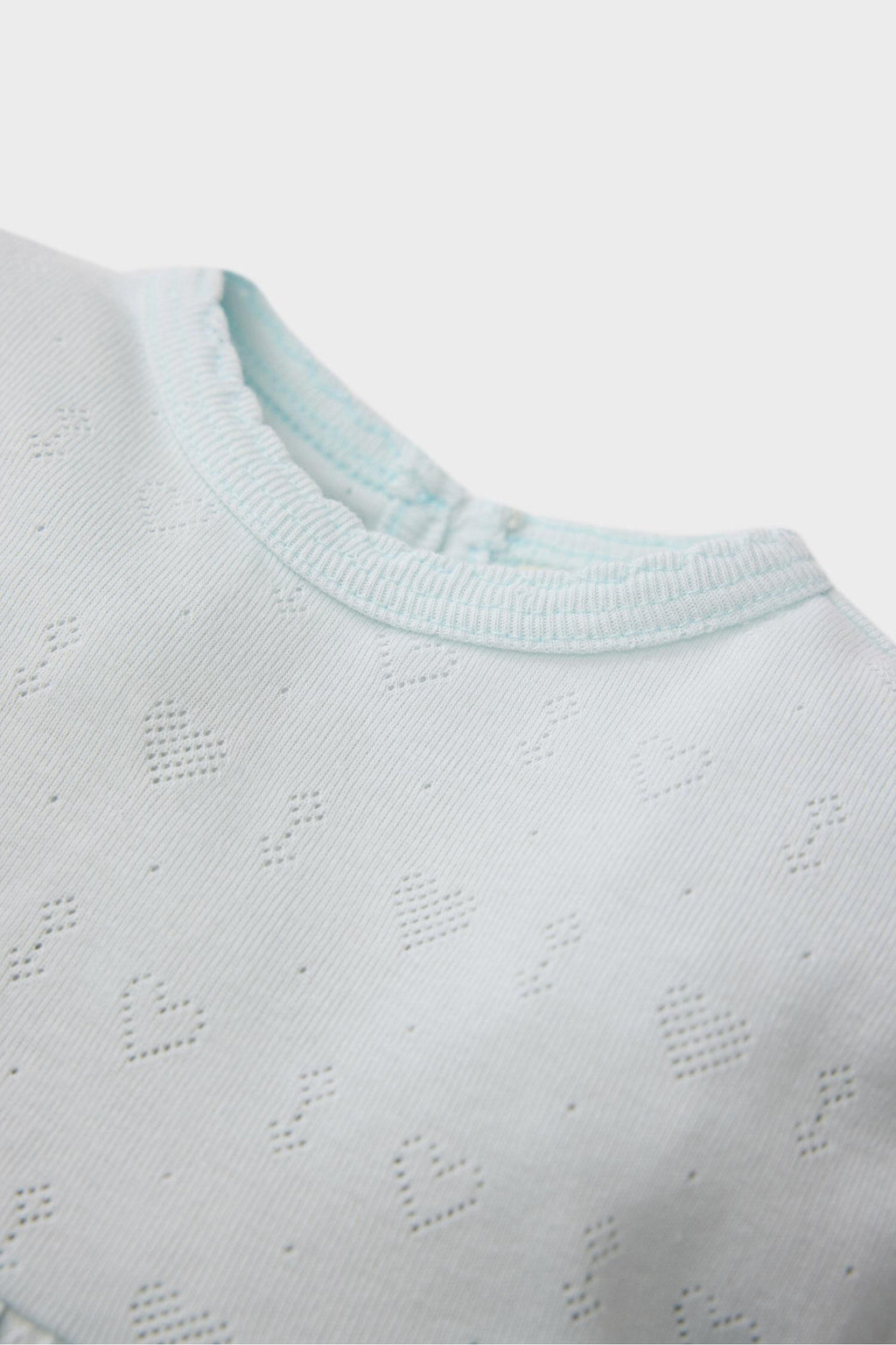 Baby Girl Ribbed Top Bottom 2 Piece Pajama Set