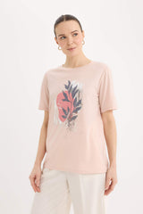 Regular Fit Crew Neck Short Sleeve T-Shirt