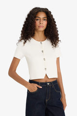 Regular Fit Crew Neck Cardigan