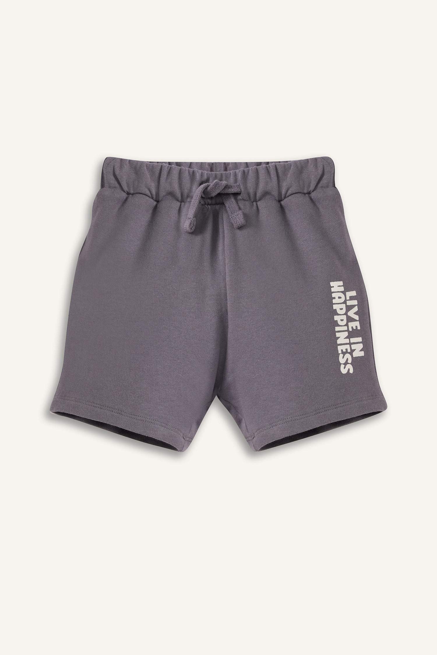 Baby Boy Printed Elastic Waist Shorts