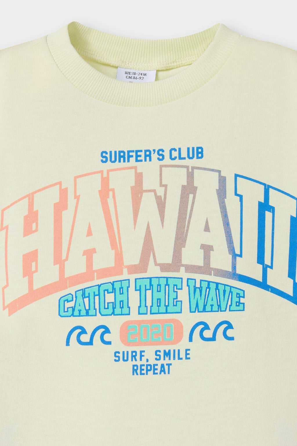 Baby Boy Crew Neck Printed Short Sleeve T-Shirt