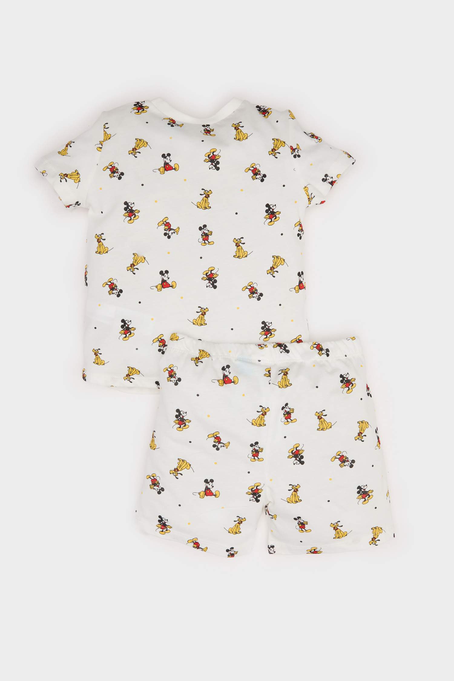 Baby Boy Disney Mickey & Minnie Pajama Set Short Sleeve Combed Cotton Top Elastic Waist Shorts