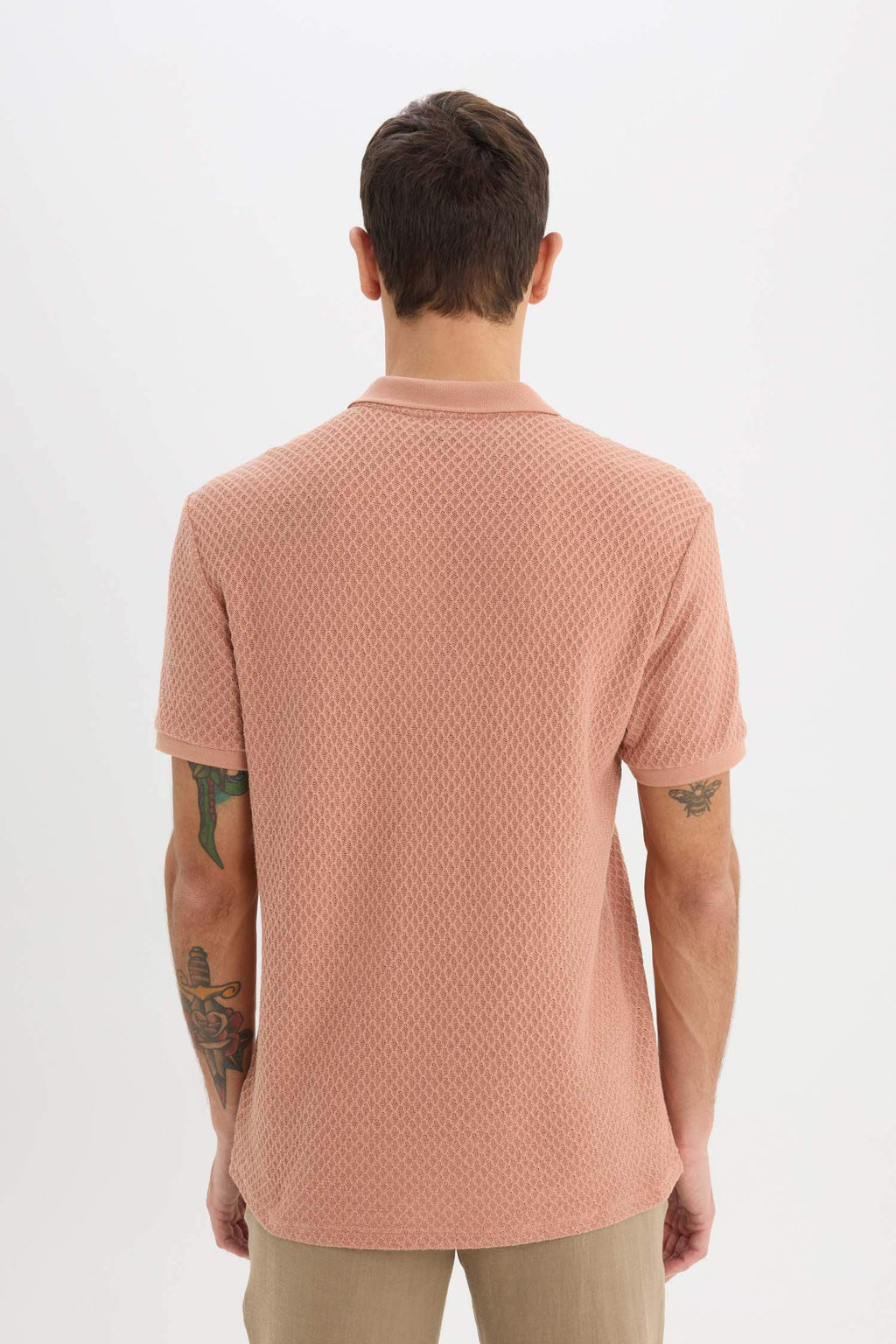 Regular Fit Polo Neck Short Sleeve T-Shirt