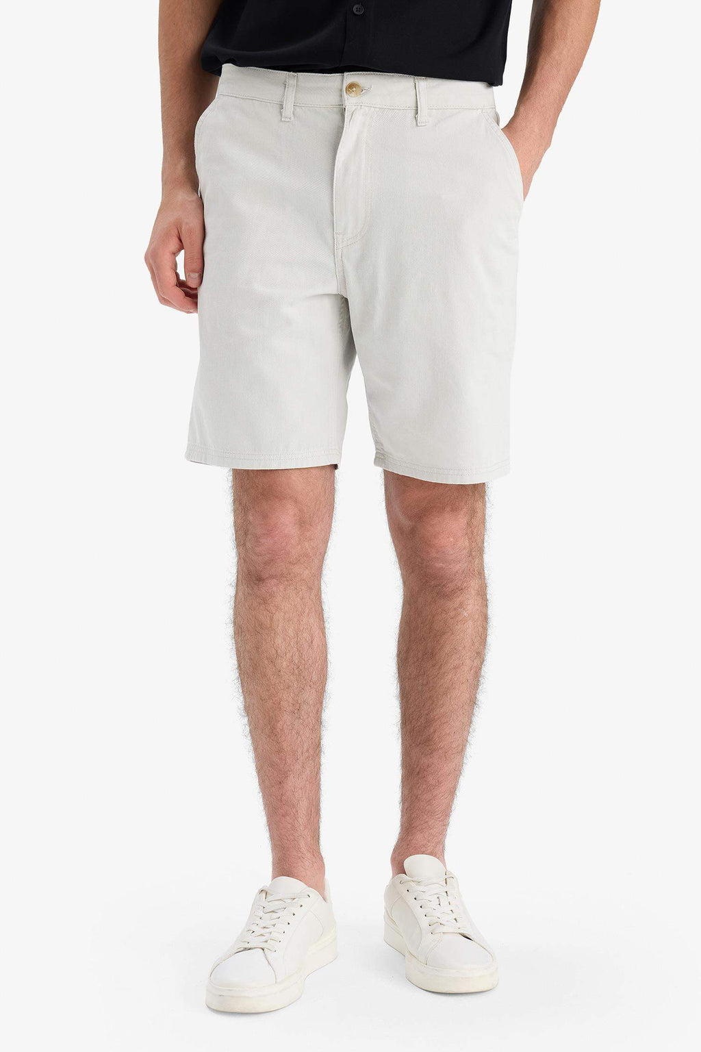 100% Cotton Regular Fit Bermuda Shorts