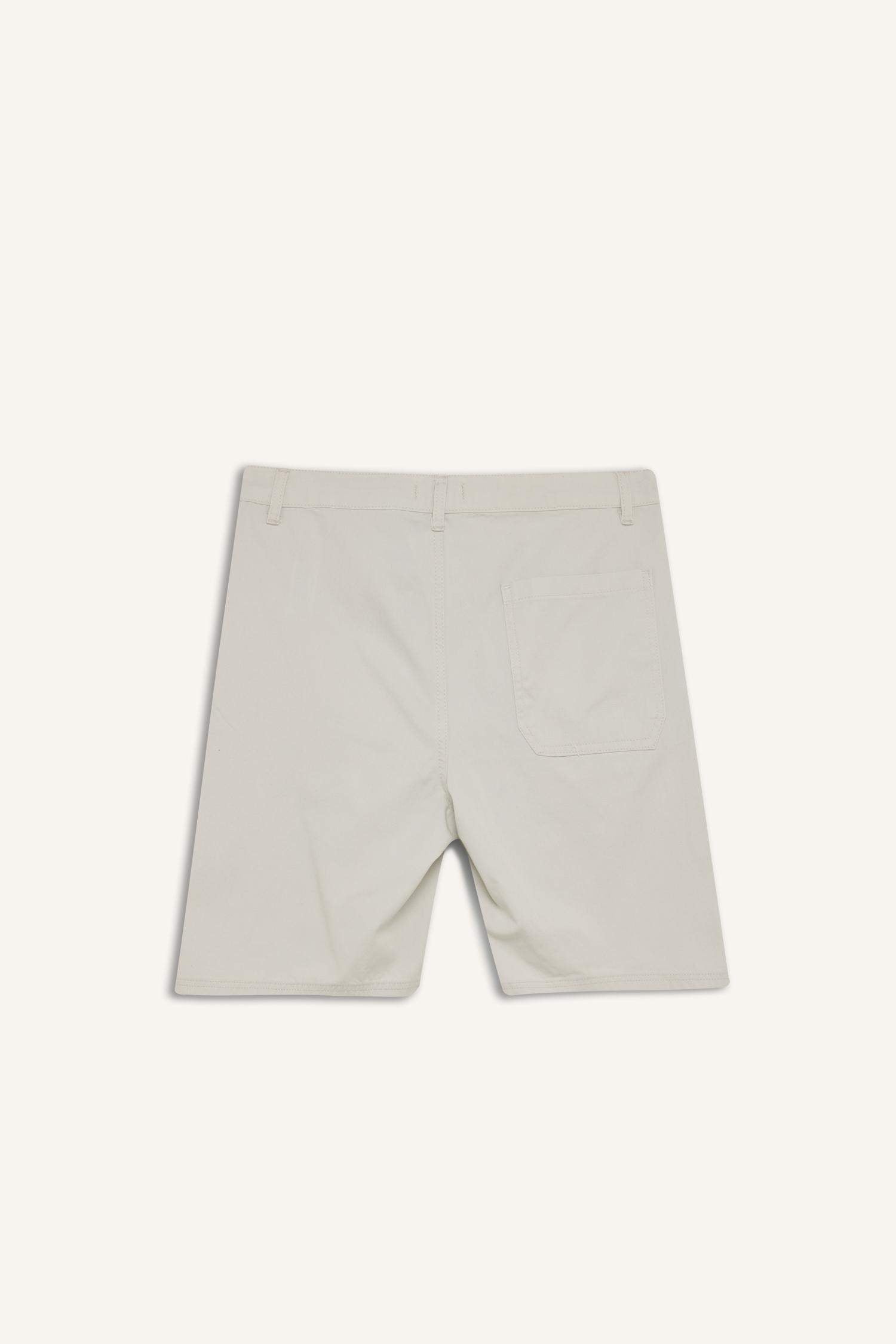 100% Cotton Regular Fit Bermuda Shorts