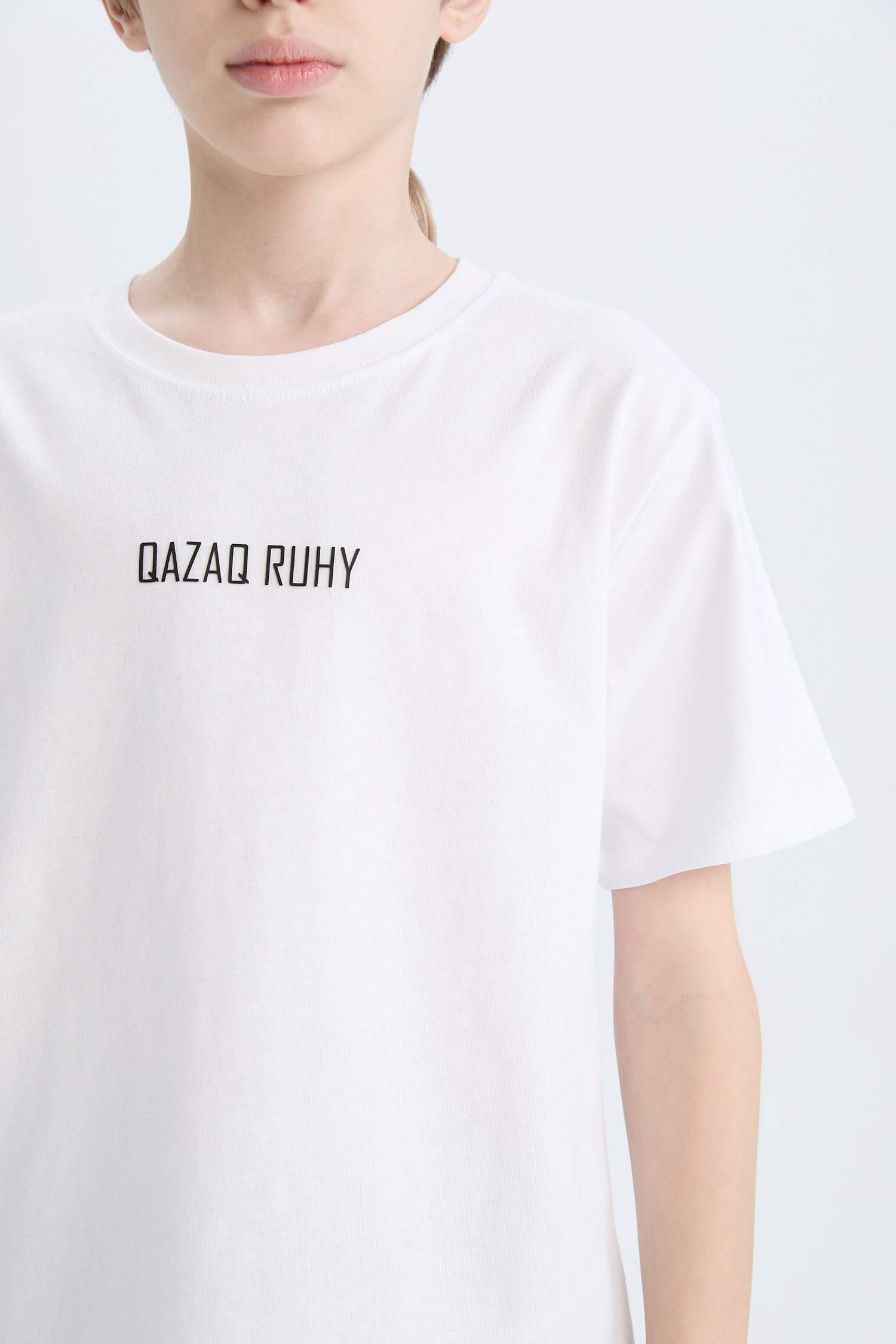 Boy Crew Neck Printed Short Sleeve T-Shirt