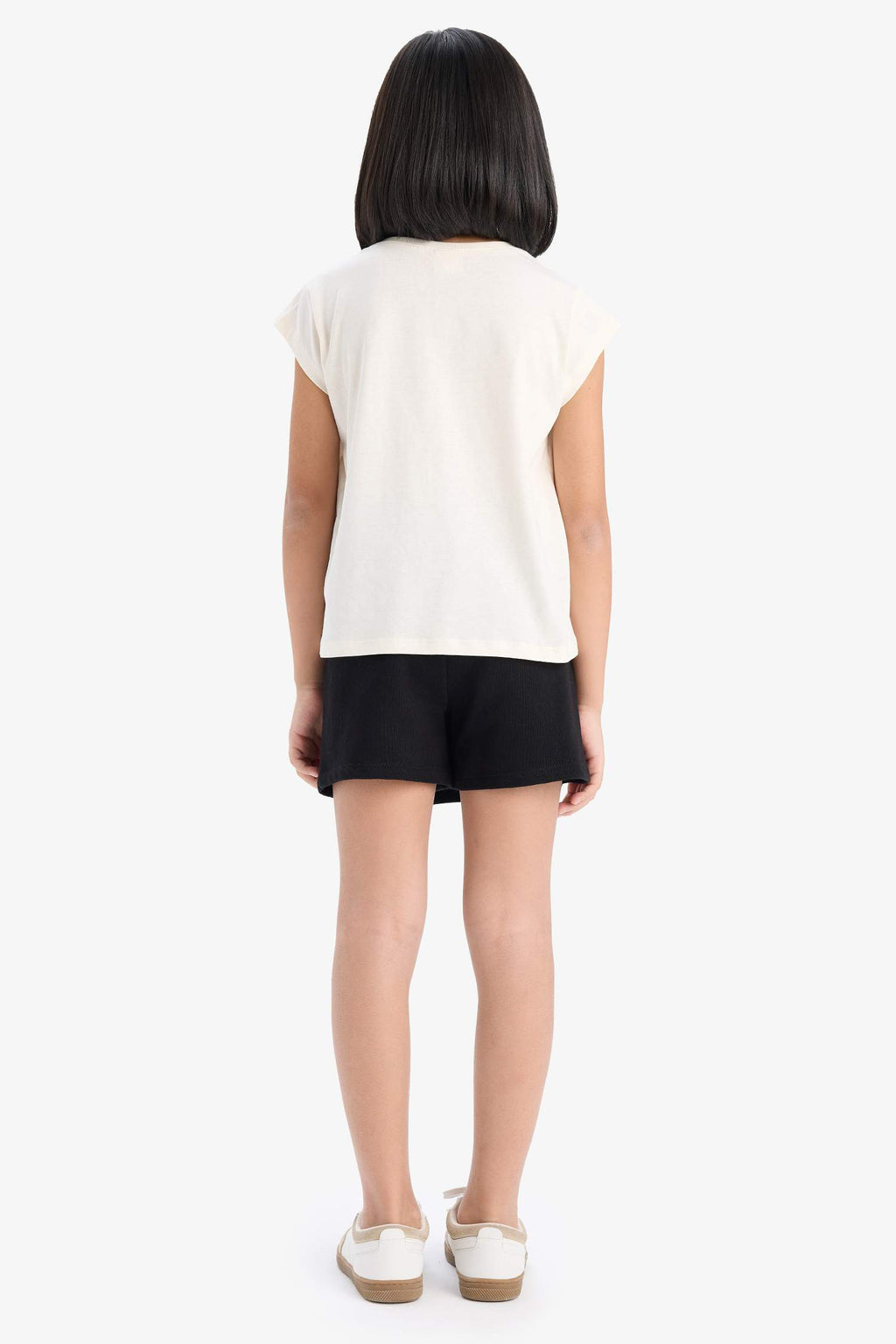 Girl Short Sleeve T-Shirt Skort 2 Piece Set