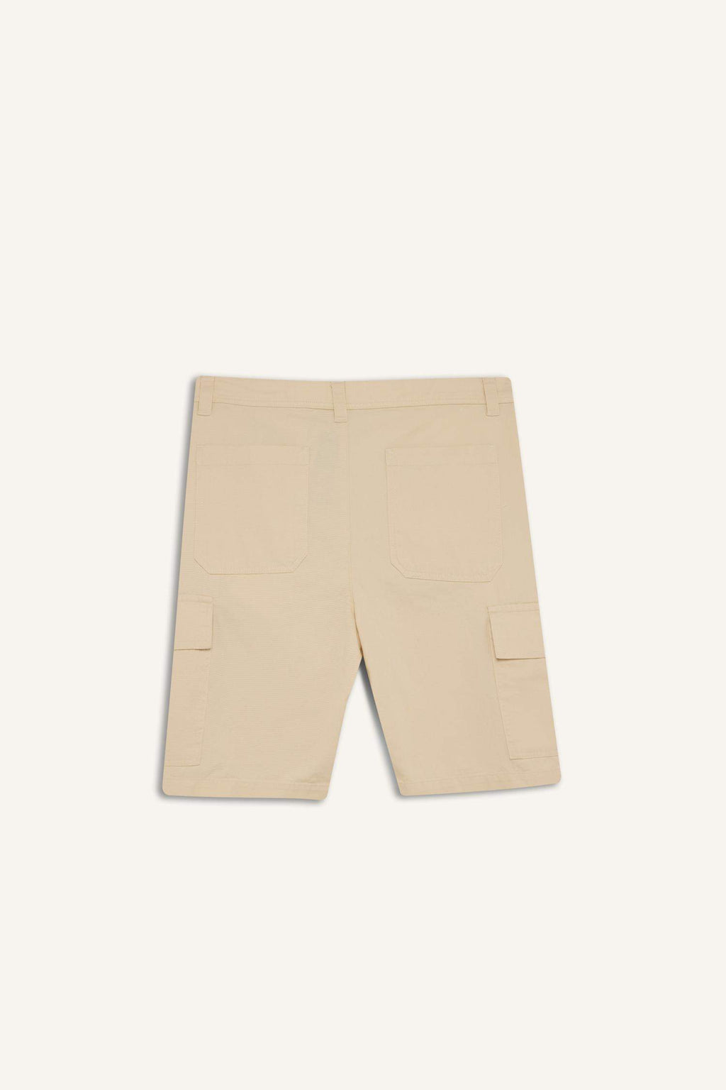100% Cotton Regular Cargo Pocket Bermuda Shorts