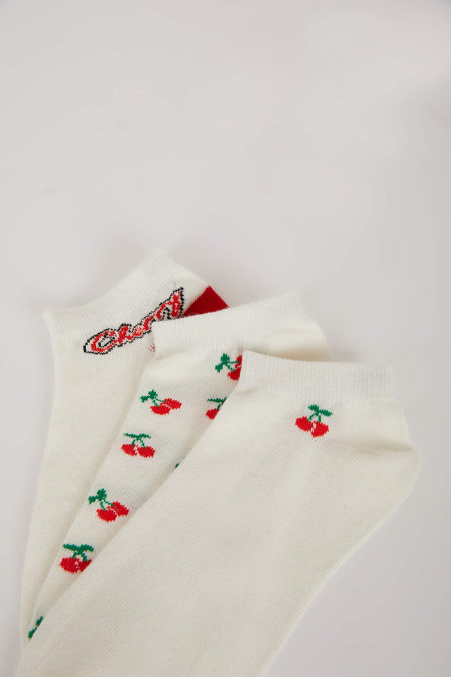 Women 3-Pack Cotton Ankle Socks Hover Image