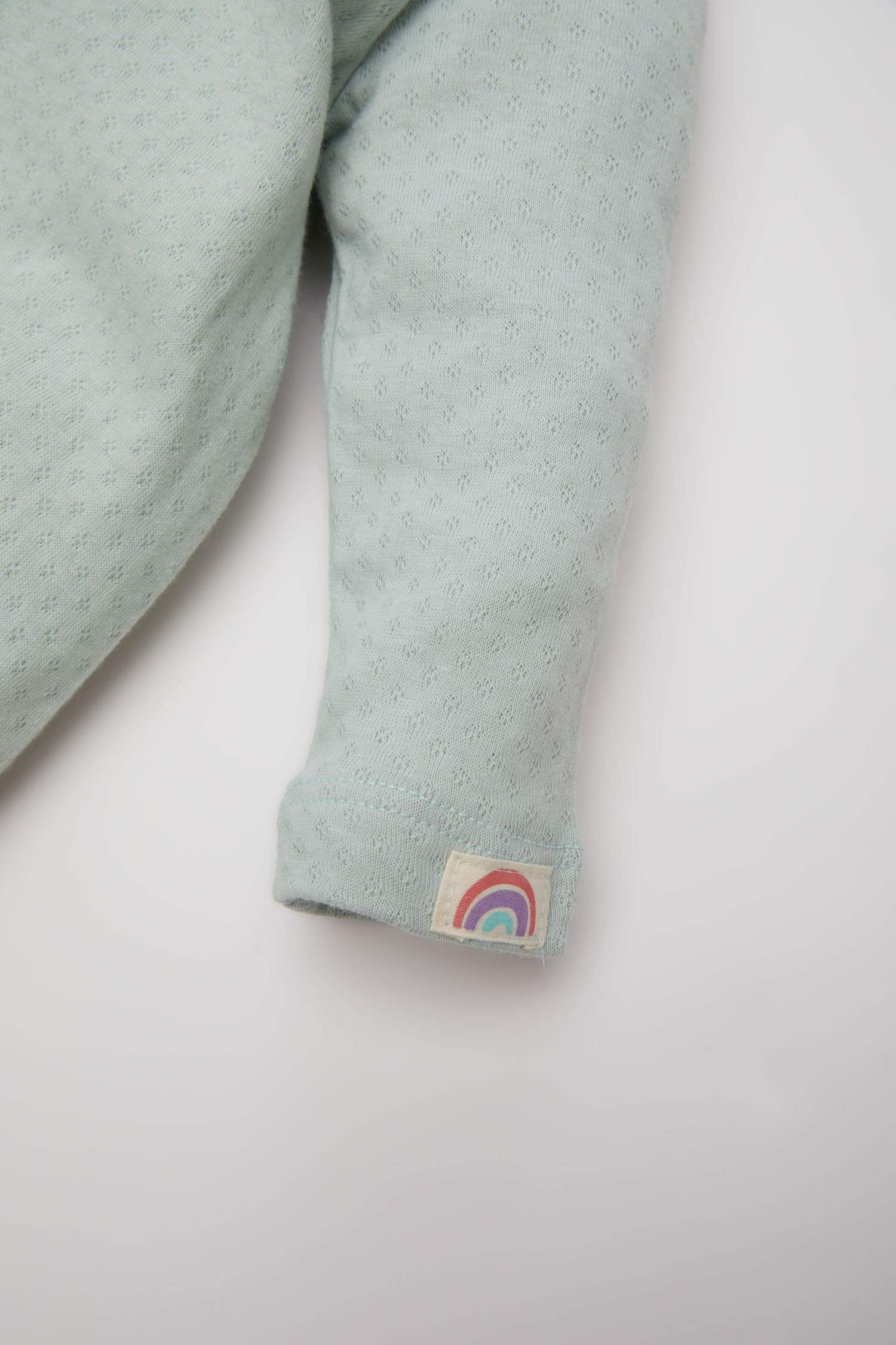 Baby Girl Newborn Snap Long Sleeve Jumpsuit