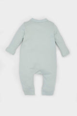 Baby Girl Newborn Snap Long Sleeve Jumpsuit