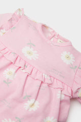 Baby Girl Newborn Floral Jumpsuit Dress Socks 2 Piece Set