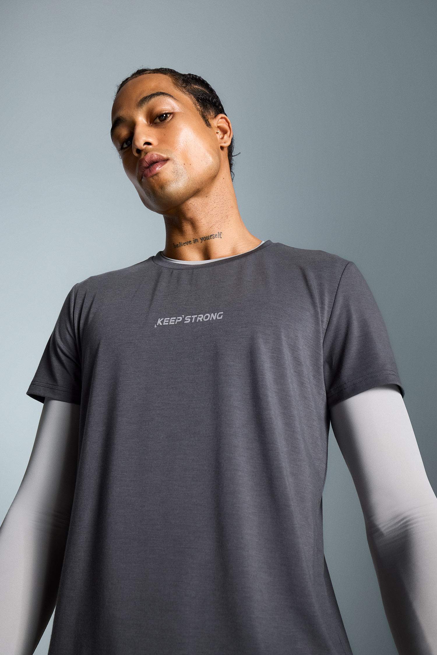 DeFactoFit Slim Fit Sports Short Sleeve T-Shirt