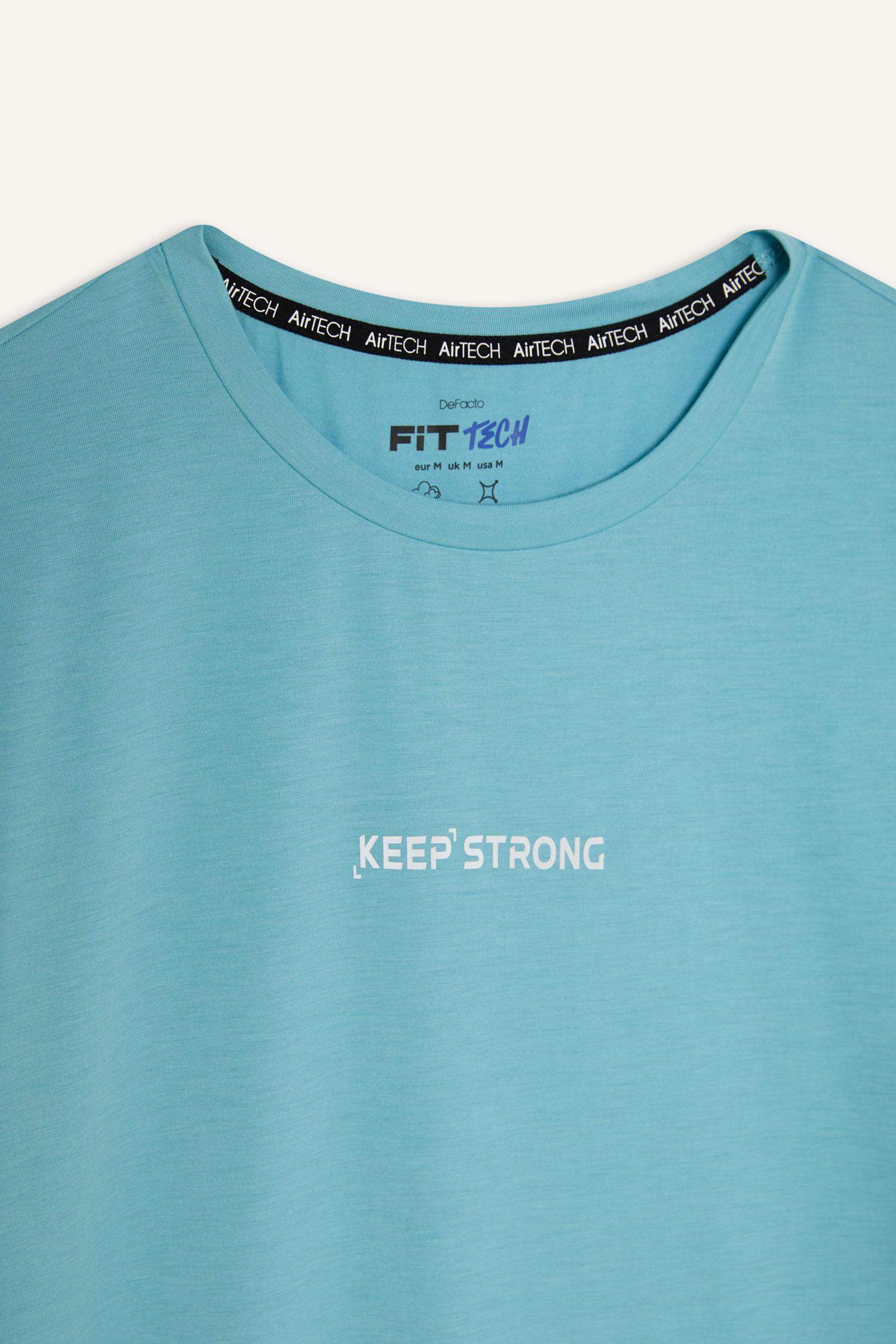 DeFactoFit Slim Fit Sports Short Sleeve T-Shirt