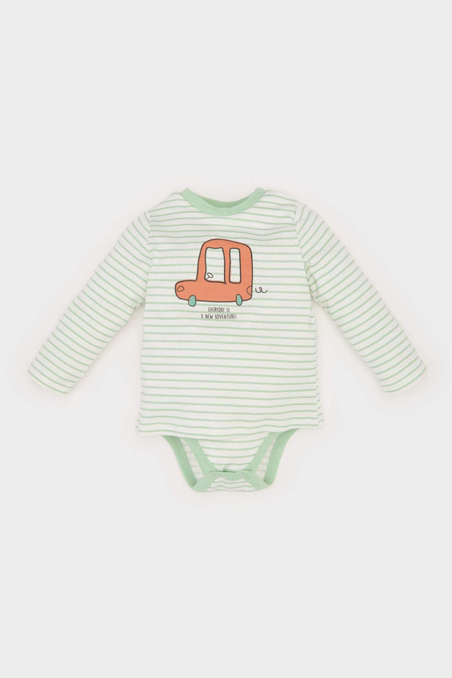 Baby Boy Long Sleeve Long Sleeve Snap Body Hover Image